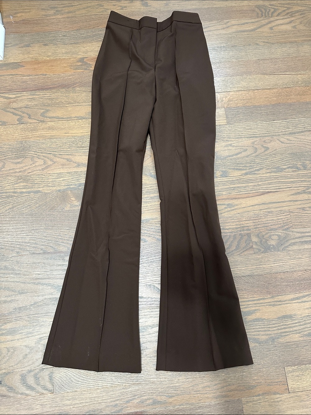 L'Academie Chocolate Brown Flare Pants